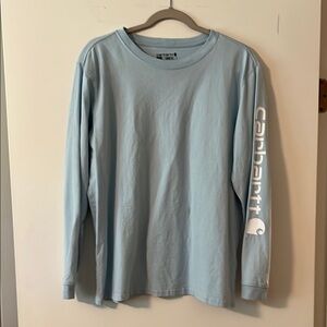 Carhartt Sky Blue Long Sleeve Tee